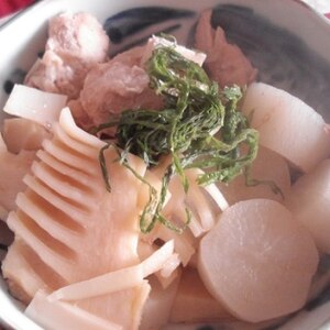 タケノコ＆大根＆鶏肉の煮物☆優しい味